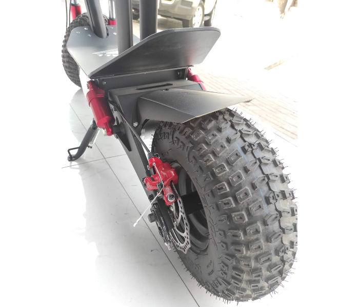 For All 3000W Monster Pro Electric Scooter - Black and Red - Zoom Image 4