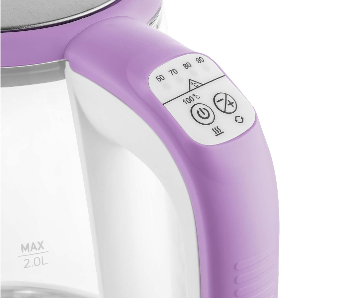 Sencor SWK 2195VT 2200W 2 Litre Glass Kettle - Violet - Zoom Image 7