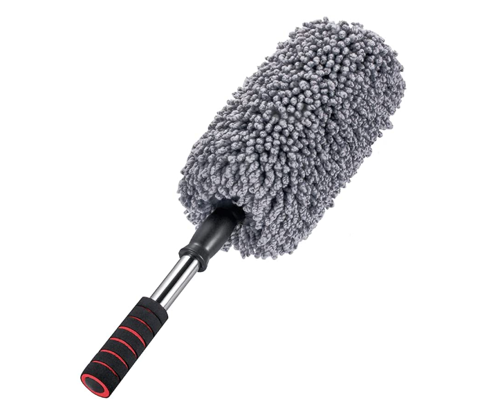 Super Soft Microfiber Car Duster with Extendable Handle - Grey - Zoom Image 1