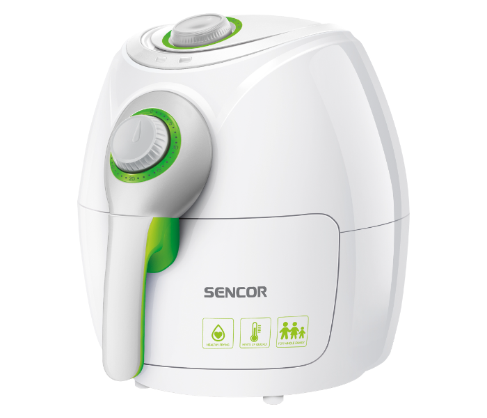 Sencor SFR 3220WH 1500W 2.6 Litre Air Fryer - White - Zoom Image 1