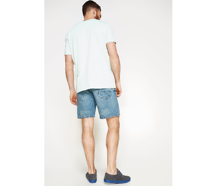 Springfield 001346312 EU30 Denim Bermudas for Men - Medium Blue - Zoom Image 2