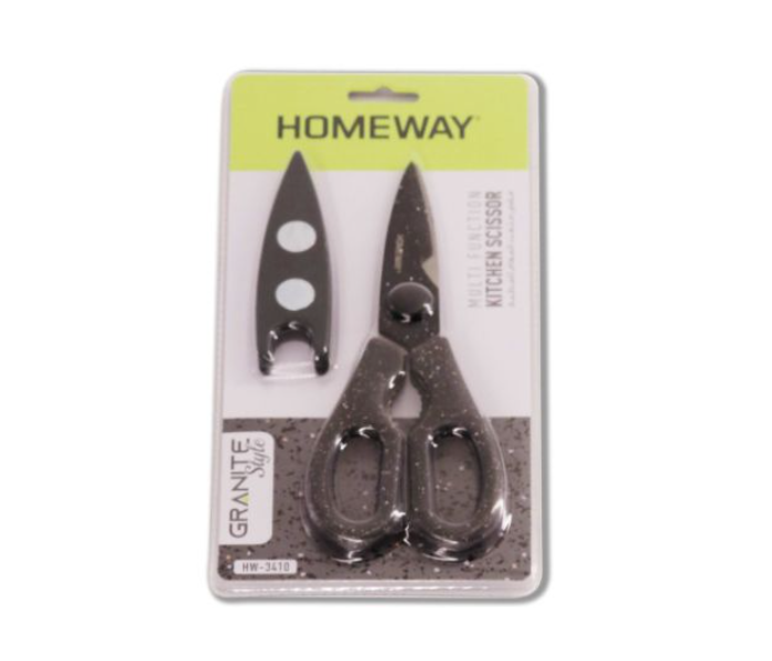 Homeway HW-3410 Kitchen Scissors - Black - Zoom Image