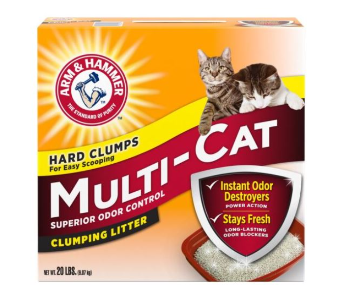 Arm and Hammer HH2206  9.07kg Multi-Cat Clumping Litter - Zoom Image 1