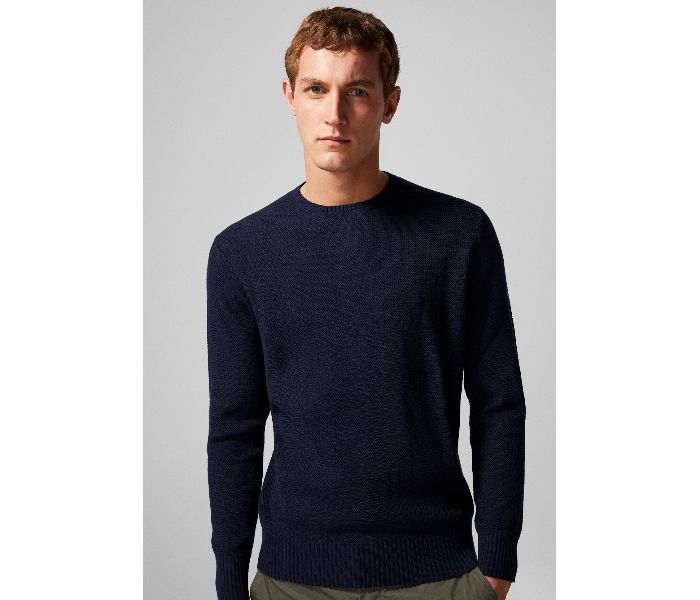 Springfield 003425811 Large Basic Winter Knitwear for Men - Dark Blue - Zoom Image 1