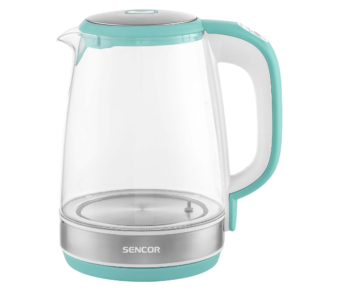 Sencor SWK 2191GR 2200W 2 Litre Glass Kettle - Blue Green - Zoom Image 1