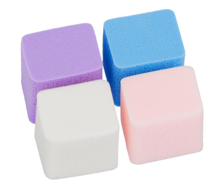 Beautytime BT211 Set of 4 Pieces Squared Foundation Sponges - Zoom Image