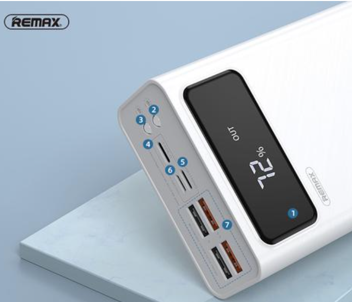 Remax RPP-113 40000mAh Power Bank  - White - Zoom Image 2