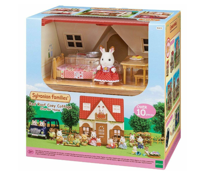 Sylvanian EPO106TOY00403 Family Red Roof Cosy Cottage Set - Zoom Image 6