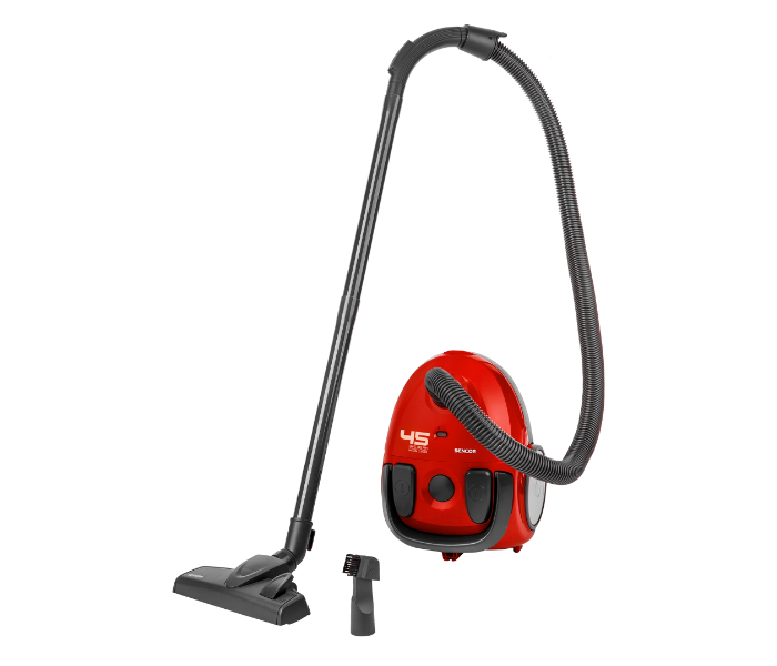 Sencor SVC 45RD 1200W 1.5 Litre Bagged Vacuum Cleaner - Red - Zoom Image 2