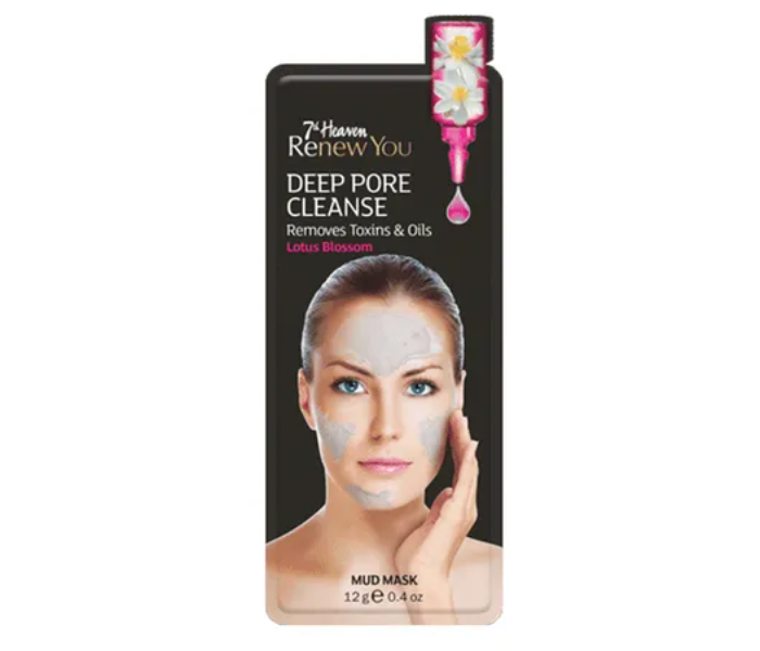 7th Heaven Deep Pore Cleanse Lotus Blossom Mud Face Mask - Zoom Image