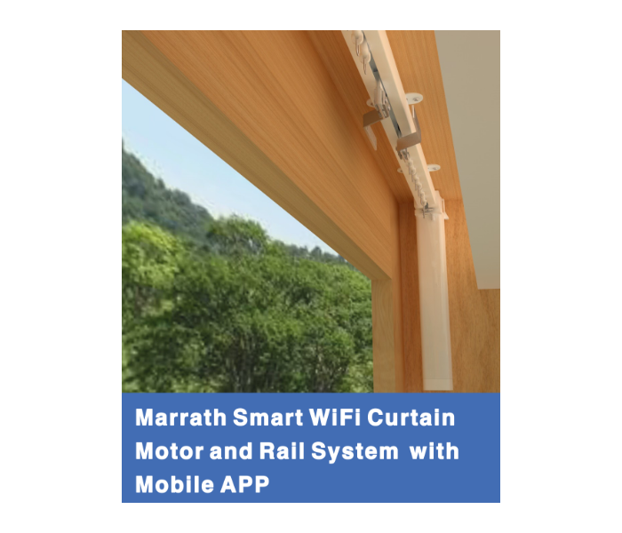 Marrath Smart Wifi Window Curtain Motor and Track System - 4.2 Meter - Zoom Image 1