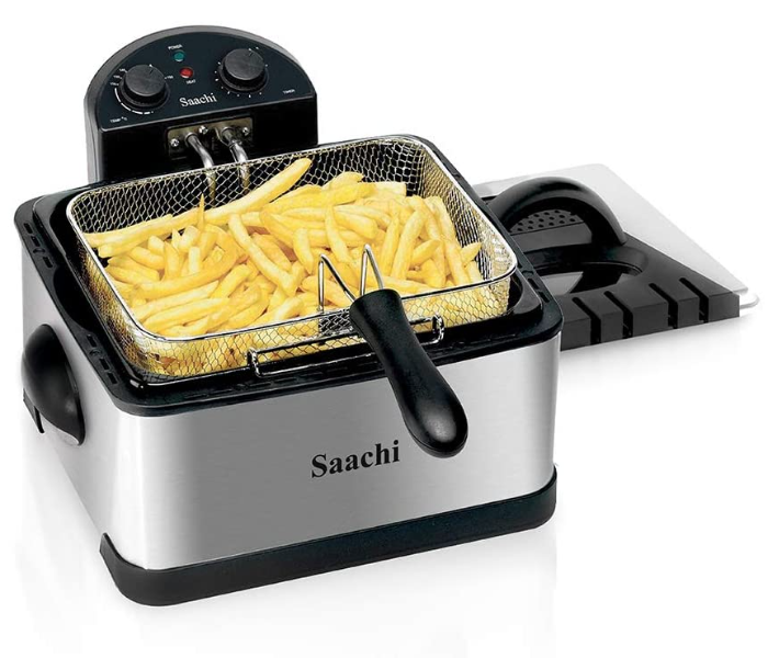 Saachi DF4762 2000W 4 Litre Non Stick Deep Fryer - Silver - Zoom Image 1