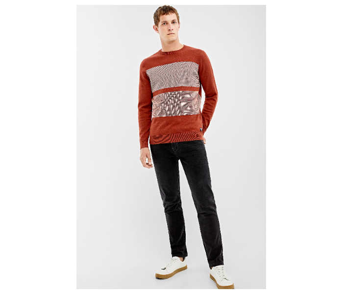 Springfield 006618468 Small Knitwear for Men - Wine - Zoom Image 1