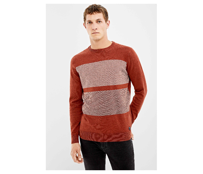 Springfield 006618468 Medium Knitwear for Men - Wine - Zoom Image 2