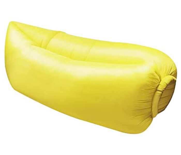 Outdoor Hangout Fast Inflatable Sleeping Bed Sofa - Yellow - Zoom Image 1