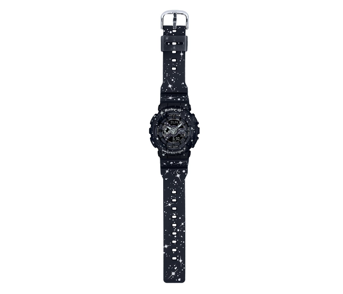 Casio Baby-G BA-110ST-1ADR Black Dial Analog-Digital Watch For Women - Black - Zoom Image 4