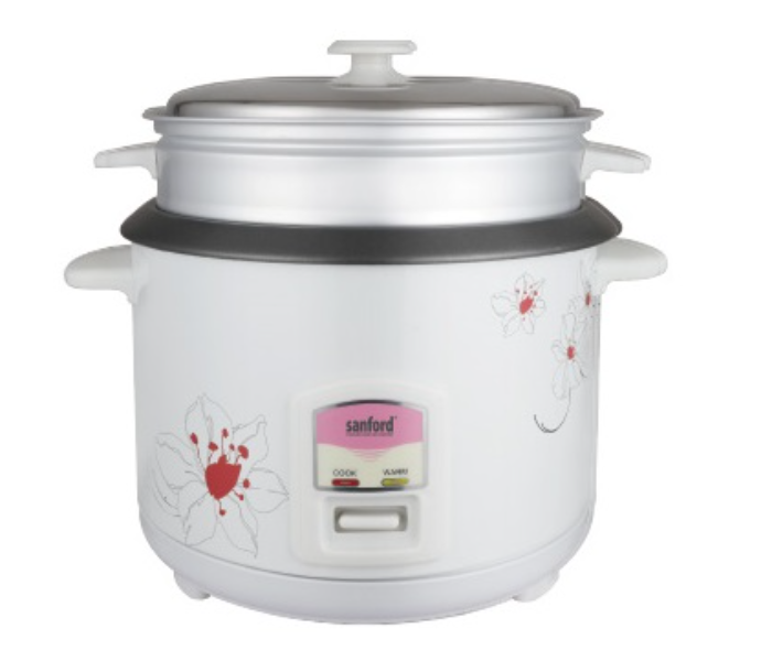 Sanford SF2514RC 1.5L Cylinder Rice Cooker - White - Zoom Image