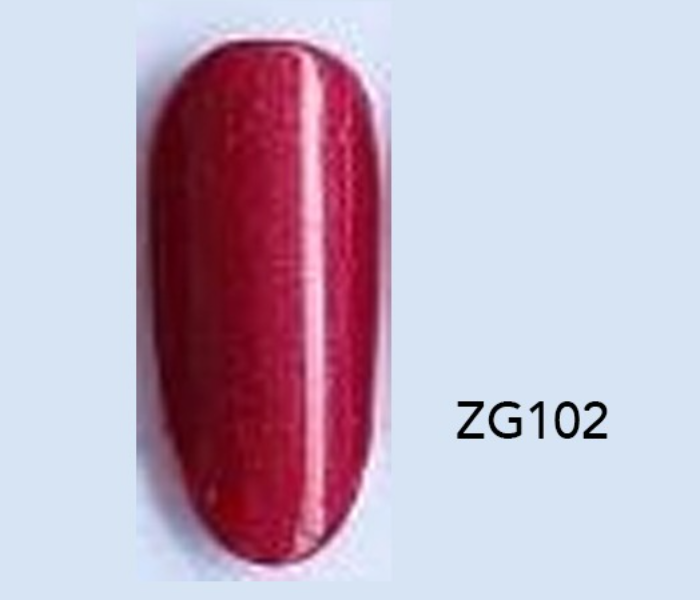 D Ellse ZG102 15ml Professional Glitter Gel Nail Polish - Maroon - Zoom Image 6