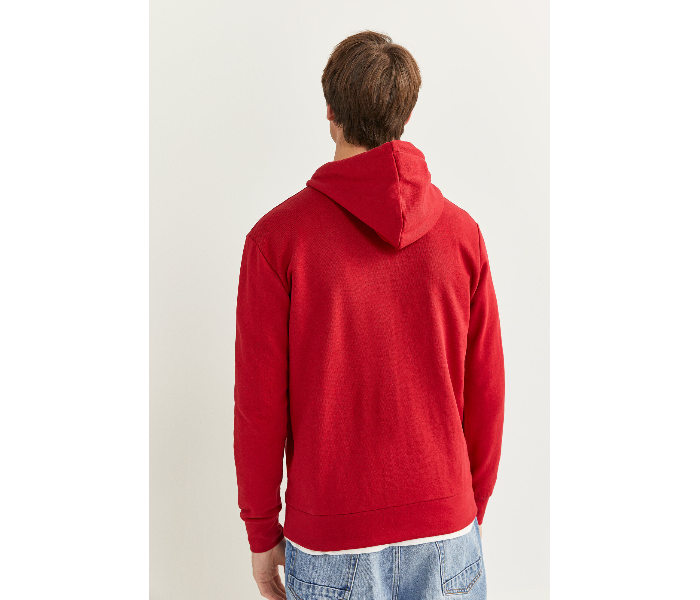 Springfield 009608360 Small Sweatshirt for Men - Red - Zoom Image 3