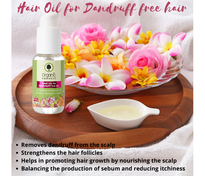 Organic Harvest 50 ml Dandruff Free Hair Oil - Zoom Image 4