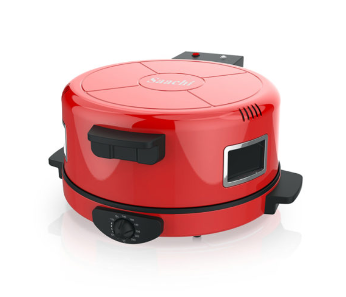 Saachi RM4980 2200W 40cm Non Stick Roti Maker - Red - Zoom Image 2