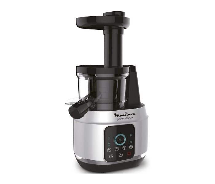 Moulinex ZU420E27 Juice And Clean Powerful Slow Juicer With 4 Programs - Black and Silver - Zoom Image 1