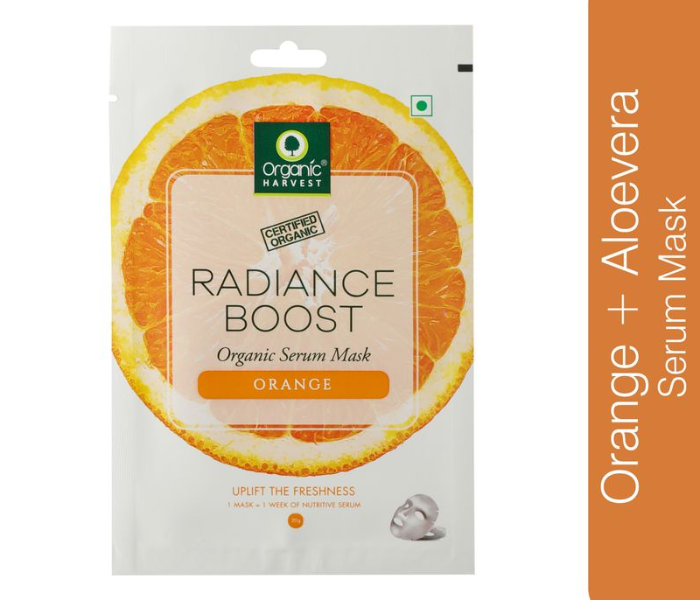 Organic Harvest 20 gm Orange Aroma Radiance Boost Serum Mask - Zoom Image 1