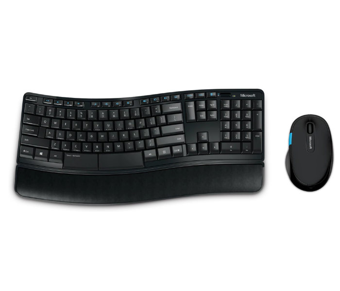 Microsoft Sculpt Comfort Desktop Keyboard and Mouse - Black - Zoom Image 1