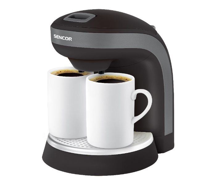 Sencor SCE 2000BK 350W Coffee Maker with 2 Nozzles - Black and Grey - Zoom Image 2