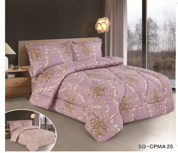 Stargold SG-CJL2005 Comforter Set Of 4 Pieces - Pink - Zoom Image