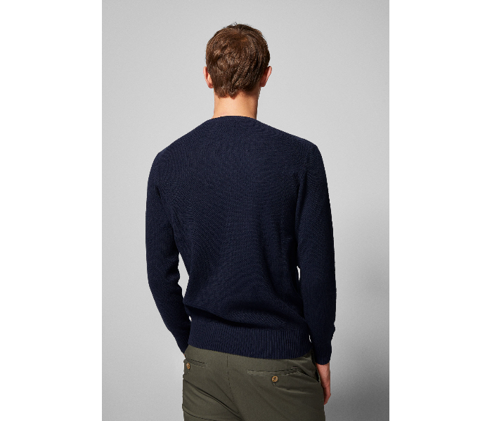 Springfield 003425811 Small Basic Winter Knitwear for Men - Dark Blue - Zoom Image 2