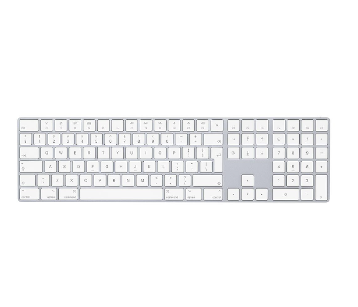 Apple  MQ052B/A Magic Keyboard with Numeric Keypad - Silver - Zoom Image 1