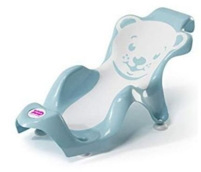 OKBaby 038794-55 Buddy Bath Seat with Slip-free rubber - Light Blue - Zoom Image