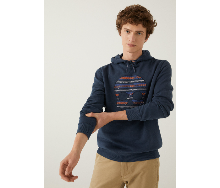 Springfield 009943012 Medium Jersey Knitwear for Men - Medium Blue - Zoom Image 1