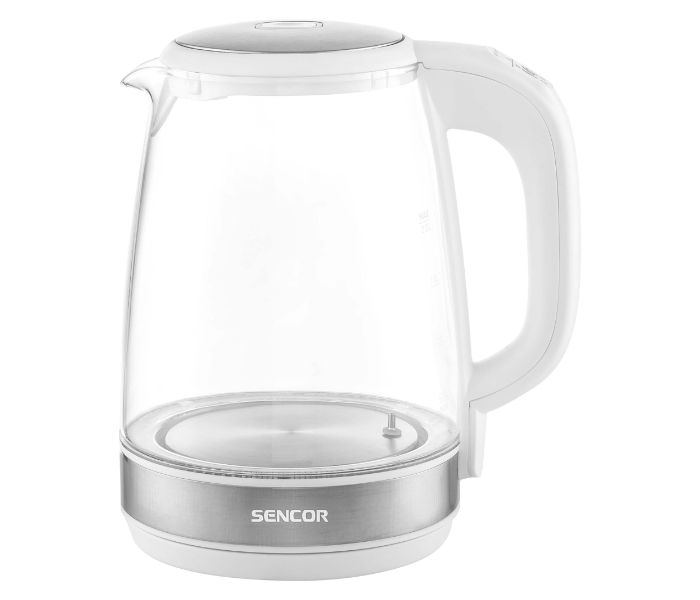 Sencor SWK 2190WH 2200W 2 Litre Glass Kettle - White - Zoom Image 2