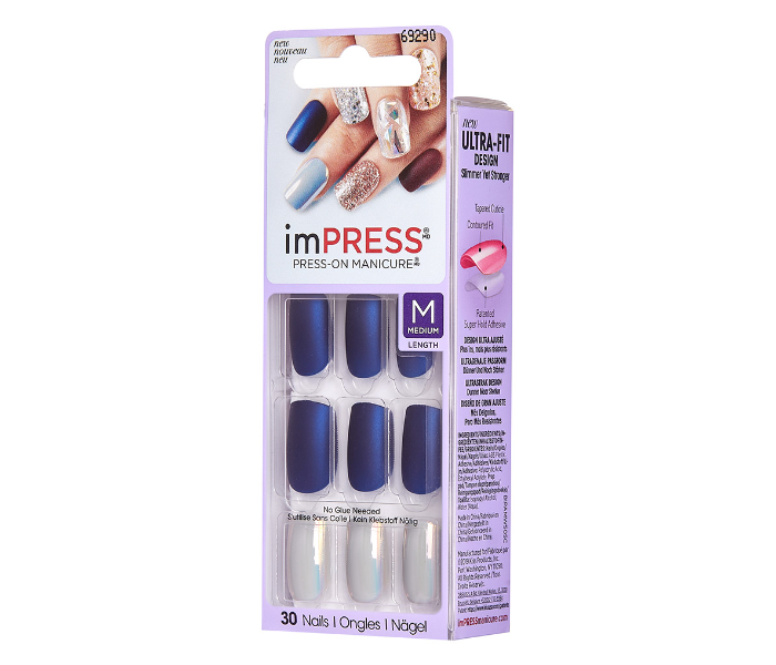 Kiss KSS107COS00087 Broadway Impress Accent Nails Call It Off - Blue - Zoom Image 2