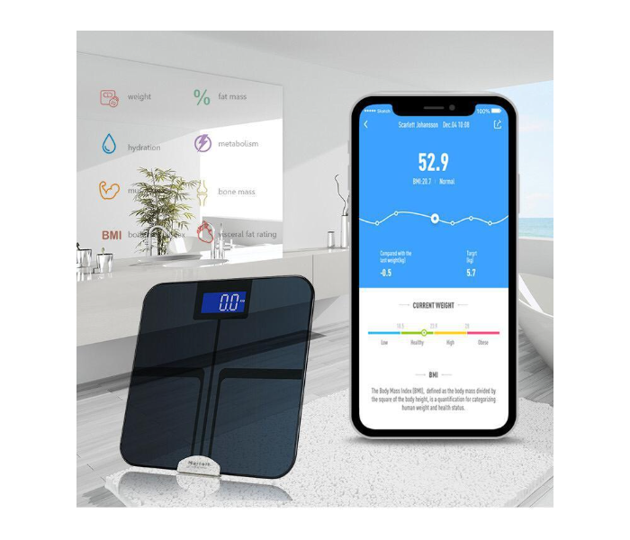 Marrath Smart Home BMI Electronic Weigh Scale to measure 12 Health Parameters  - Zoom Image 1