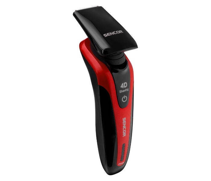 Sencor SMS 5013RD Electric Shaver for Men - Black and Red - Zoom Image 3