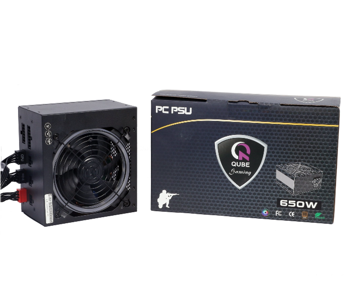 Qube QBLM2103GP006 Gaming 650W 80 Plus Bronze Fully-Modular Power Supply - Zoom Image