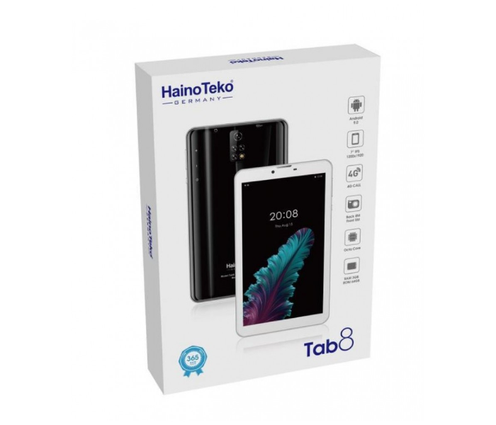 Haino Teko Tab8 4G 3GBRAM 64GB Storage Android Germany Tablet - Black - Zoom Image