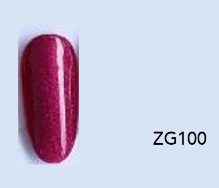 D Ellse ZG100 15ml Professional Glitter Gel Nail Polish - Maroon - Zoom Image 6