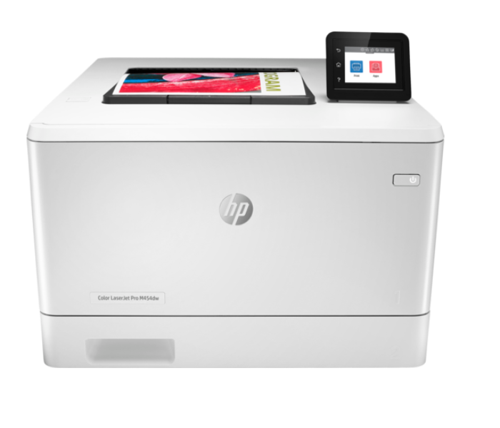 HP W1Y45A M454dW Color LaserJet Pro - White - Zoom Image 1