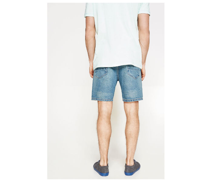 Springfield 001346312 EU38 Denim Bermudas for Men - Medium Blue - Zoom Image 4