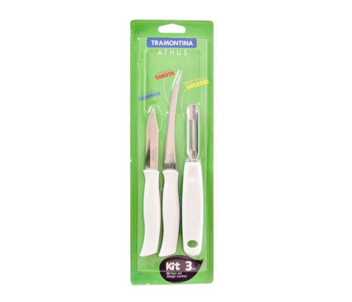 Tramontina 23098974 Set of 3 Pieces Cutlery Set - White - Zoom Image