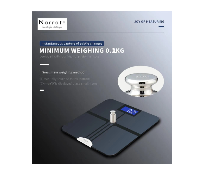 Marrath Smart Home BMI Electronic Weigh Scale to measure 12 Health Parameters  - Zoom Image 5