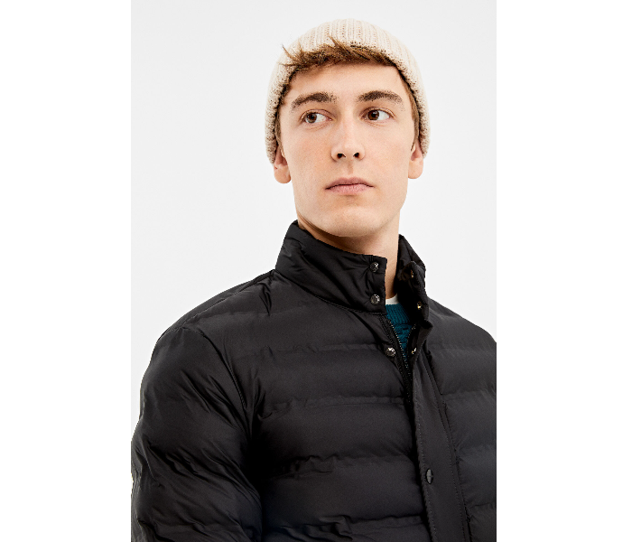 Springfield 095631701 Large Nylon Sports Jacket for Men - Black - Zoom Image 4