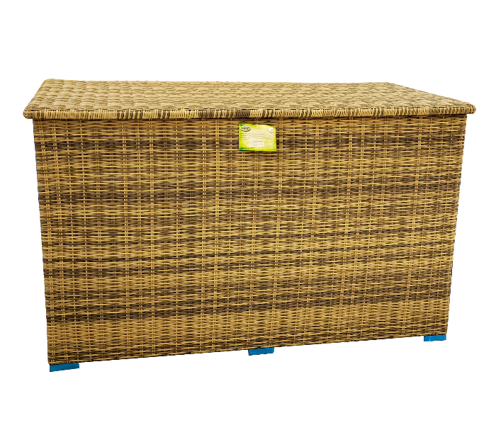 Outdoor Furniture Waterproof PVC Rattan Material Storage Box - Brown - Zoom Image 1