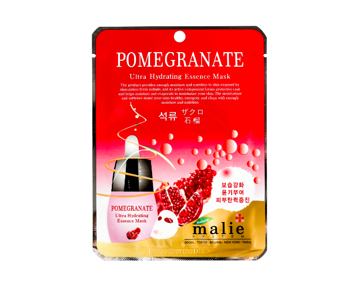 Malie Pomegranate Ultra Hydrating Essence Face Sheet Mask - Zoom Image