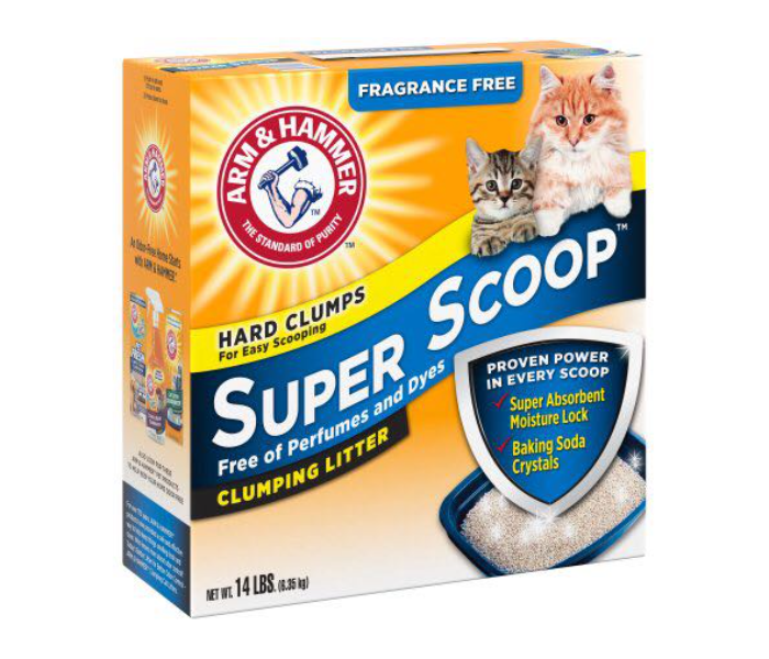 Arm and Hammer HH2141 6.35kg Fragrance Free Super Scoop Clumping Litter - Zoom Image