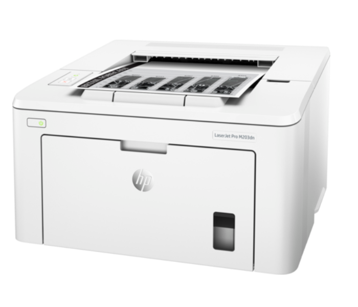 HP G3Q46A M203dn LaserJet Pro Printer - White - Zoom Image 2